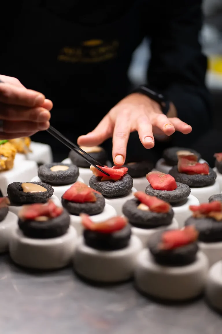 Cenone di capodanno chef ospite impiattamento